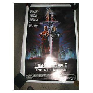 HIGHLANDER 2   THE QUICKENING / ORIG. U.S ONE SHEET MOVIE POSTER (SEAN CONNERY) SEAN CONNERY Entertainment Collectibles