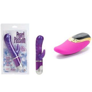Pearl Passion Please   Purple and Tongue Vibrator Combo Health & Personal Care