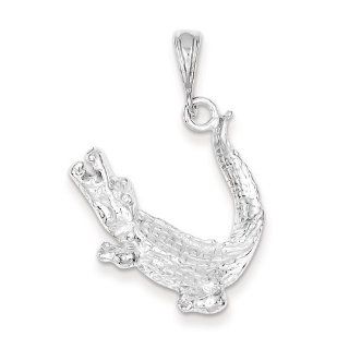 Sterling Silver Alligator Charm Jewelry