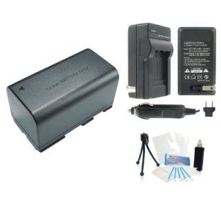 BP 927 High Capacity Replacement Battery with Rapid Travel Charger for Canon C2 DM MV1 DM MV10 E1 E2   UltraPro BONUS INCLUDED Camera Cleaning Kit, Camera Screen Protector, Mini Travel Tripod  Digital Camera Batteries  Camera & Photo