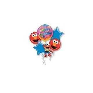 Toy / Game Appealing & Cool Self Sealing Elmo Birthday 5 Mylar Balloon Bouquet   Great For Birthday Parties Toys & Games