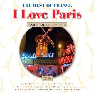 I Love Paris 3 CD set The Best Of French Music 59 essential recordings Music