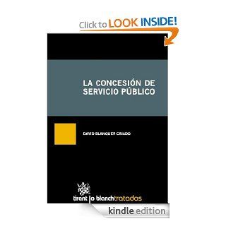 La concesin de Servicio Pblico (Spanish Edition) eBook David Blanquer Criado Kindle Store