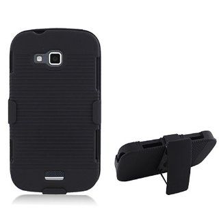 Black Heavy Duty Hard Holster Clip Cover Case for Samsung ATIV Odyssey SCH I930 Cell Phones & Accessories