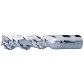 Minicut TC930P 3220 Super Cobalt Steel End Mill, High Speed Machining for Roughing of Aluminum, TiCN Coated, 3 Flutes, 43.5 Degrees Helix, Weldon Shank, 2" Cutting Length, 1" Cutting Diameter, 4.5" Length (Pack of 1) Industrial & Scient