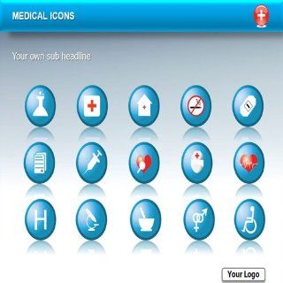 Medical Symbol Powerpoint Template   Medical Logo Bundle Powerpoint Background Software