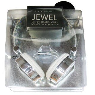 Hype JEWEL HY 955 SLV Silver 3.5mm Stereo Headset Headphones w. Mic & Answer Button Electronics