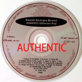 Sweet Georgia Brown ultimate Pop Hits SGB 053 (Karaoke CD&G) Music