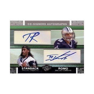 2007 Topps Co Signers Co Signer Autographs #RS Tony Romo J/Isaiah Stanback Sports Collectibles
