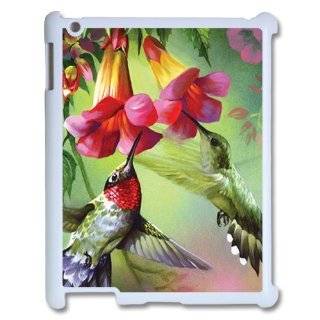 Colorful hummingbird watercolor design hard plastic case for Ipad 3 Cell Phones & Accessories