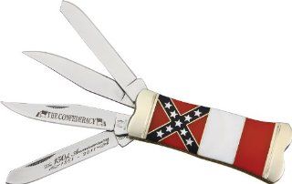 Rough Rider Civil War Double Take Trapper  Hunting Knives  Sports & Outdoors