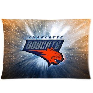Charlotte Bobcats Pillow Case   Personalized Rectangle NBA Charlotte Bobcats Pillowcase Pillow Covers Cases One Side, 20x30 inch  