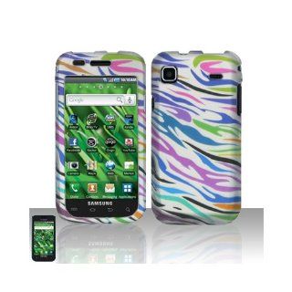 Colorful Zebra Hard Cover Case for Samsung Galaxy S Vibrant 4G SGH T959 SGH T959V Cell Phones & Accessories