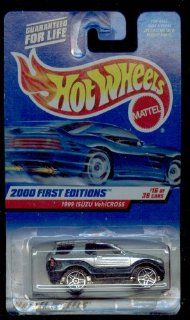 Mattel Hot Wheels 2000 First Edition  1999 ISUZU VehiCROSS Blk./Silver 164 Scale Die Cast Car #16 OF 36 #076 Toys & Games