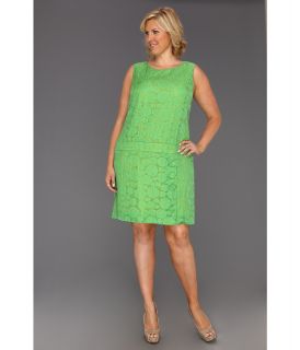 Tahari by ASL Plus Size Peter Dress Womens Dress (Green)