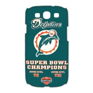 Miami Dolphins Case for Samsung Galaxy S3 I9300, I9308 and I939 sports3samsung 38751 Cell Phones & Accessories