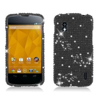 Aimo Wireless LGE960PCDI161 Bling Brilliance Premium Grade Diamond Case for LG Nexus 4 E960   Retail Packaging   Black Cell Phones & Accessories