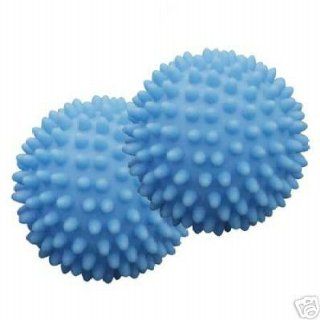 The Amazing Dryer Balls   Set of Two (Light Blue) (2 5/8" Diameter)   Laundry Fabric Softener