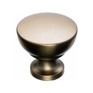 Top Knobs M1605   Bergen Knob 1 1/4   Brushed Bronze   Bath Aqua Collection   Cabinet And Furniture Knobs  