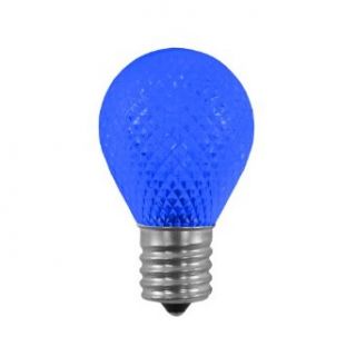 LED S11 INT B   120 volt, 1.8 watts, LED S11 Light Bulb, Blue Color, E17 Base   Led Household Light Bulbs  