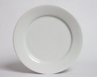 Tuxton White Dinner Plate. Rolled Edge, Wide Rim. Restaurant Grade. Quantity 12. 10 1/4 Inch. ALA 102. Kitchen & Dining