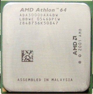 AMD Athlon 64 3000+ Venice 1.8GHz 512KB L2 Cache Socket 939 Single Core Processor With FAN Computers & Accessories