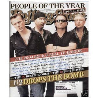 U2 ISSUE # 964/965 ROLLING STONE MAGAZINE DECEMBER 30TH 2004 ROLLING STONE Books