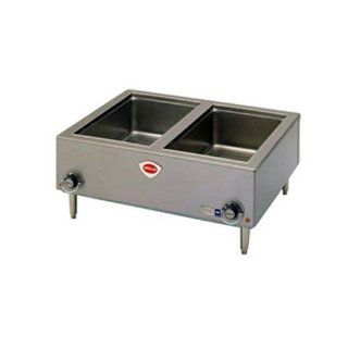 Wells TMPTD 12" x 20" Countertop Food Warmer with Two Wells and Drain  Outdoor Kitchen Food Warmers  Patio, Lawn & Garden