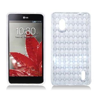 For LG E970 Crystal Skin, Plaid T clear Cell Phones & Accessories