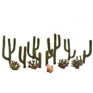 3 Pack Cactus Plants 1/2"   2 1/2" 13 Pack (Product Catalog Model Building Supplies)