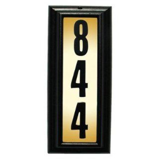 Qualarc, Inc. Edgewood Vertical Lighted Address Plaque, Oil Rub Bronze LTV 1303 ORB  Patio, Lawn & Garden