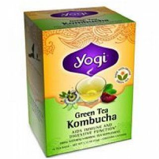 Yogi Green Kombucha Tea (3x16 bag)  Grocery And Gourmet  Grocery & Gourmet Food
