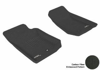 3D MAXpider Front Row Custom Fit All Weather Floor Mat for Select Jeep Wrangler Models   Kagu Rubber (Black) Automotive