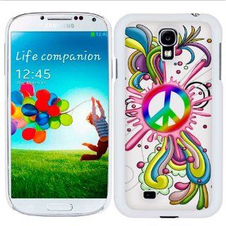 Samsung Galaxy S4 Peace Pop on White Case Cell Phones & Accessories