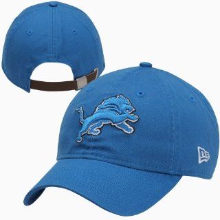 Detroit Lions hats  New Era Detroit Lions Basic Logo 9FORTY Adjustable Hat   Light Blue  Sports Fan Baseball Caps  Sports & Outdoors