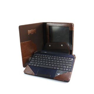 Poetic Asus Transformer Pad Infinity TF700 Keyboard Portfolio Stand Case Cover for TF700 Brown Computers & Accessories