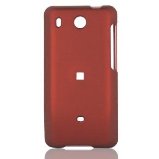 Talon Rubberized Phone Shell for HTC Hero GSM   Red Cell Phones & Accessories