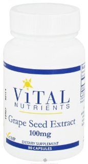 Vital Nutrients   Grape Seed Extract 100 mg 90 caps Health & Personal Care