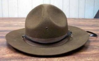 22859 (Lg/Xl 7 1/2) Mountie Hat Wool felt Clothing