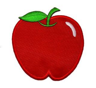 Cute Apple DIY Applique Embroidered Sew Iron on Patch AP 001