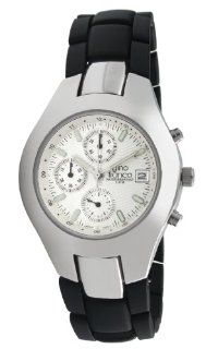 gino franco Men's 983SL Round Stainless Steel Chronograph with Black Ion Plated Bracelet Watch at  Men's Watch store.
