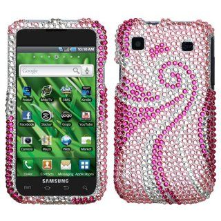 Asmyna SAMT959HPCDMS003NP Premium Dazzling Diamante Diamond Case for Samsung Galaxy S 4G T959   1 Pack   Retail Packaging   Black Cell Phones & Accessories