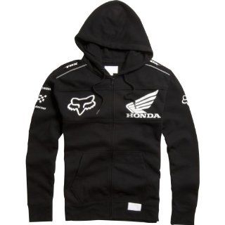 Fox Racing Honda Fleece Men's Hoody Zip Fashion Sweatshirt   Black / 2X Large Automotive