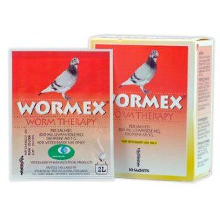Pantex Holland. Wormex 10 x 5gr sachets Box (water soluble powder). For Pigeons, Birds & Poultry  Camping Water Purifiers 