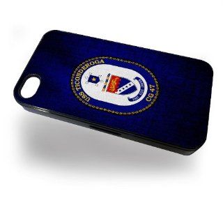 Case for iPhone 4/4S with U.S. Navy USS Ticonderoga (CG 47) emblem (crest) Cell Phones & Accessories