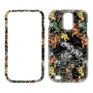 Samsung Galaxy S II T989 HERCULES   T Mobile Camo Camouflage Leaves and Big Branch Hard Case, Cover, Snap On, Faceplate Cell Phones & Accessories