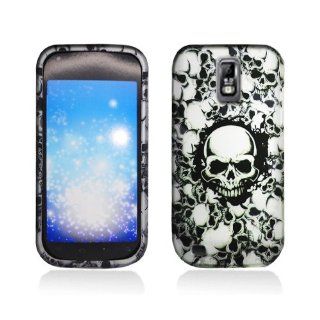 Black White Skull Hard Cover Case for Samsung Galaxy S2 S II T Mobile T989 SGH T989 Hercules Cell Phones & Accessories