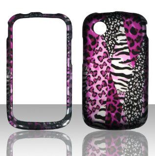2D Pink Safari ZTE Avail Z990 AT&T / Merit 990G Straight talk Case Cover Hard Phone Case Snap on Cover Rubberized Touch Protector Cases Cell Phones & Accessories