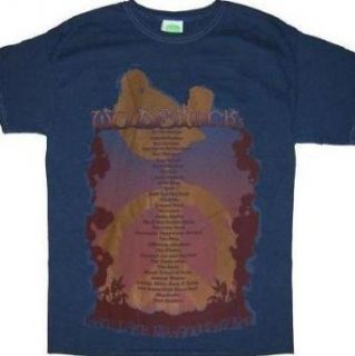 Woodstock "Roll Call" denim blue heavyweight t shirt (Large) [Apparel] Clothing