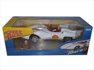 Speed Racer Mach 5 With Chim Chim Monkey 1/18 by Autoworld AMM971 Toys & Games